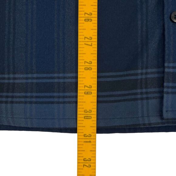 Lululemon Men's Mason Peak Plaid Flannel Blue XXL - Picture 12 of 12